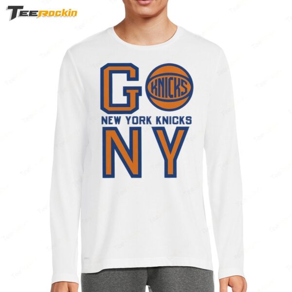 New York Knicks x Grateful Dead Skull Long Sleeve Shirt