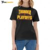 Oklahoma City Playoffs Thunder vs Nuggets Basketball Ladies Boyfriend Shirt
