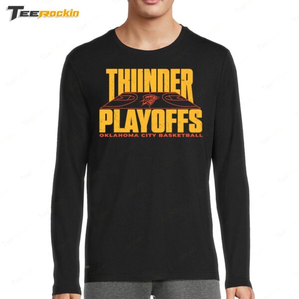 Oklahoma City Playoffs Thunder vs Nuggets Basketball Long Sleeve Shirt