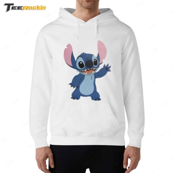 Stitch Hand Waving Hoodie