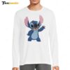 Stitch Hand Waving Long Sleeve Shirt