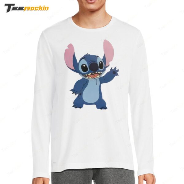 Stitch Hand Waving Long Sleeve Shirt