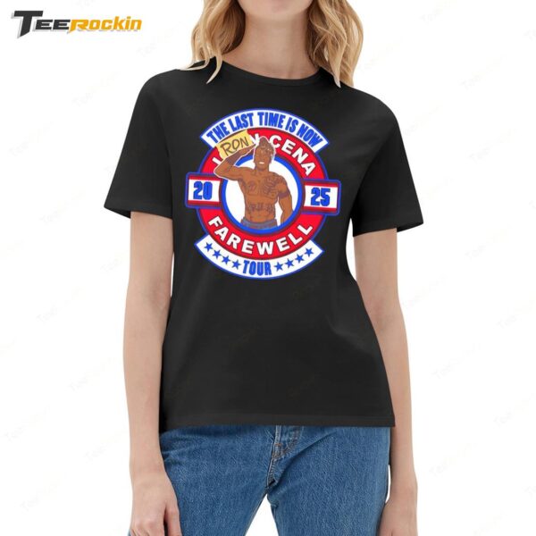 The Last Time Is Now Ron Cena Farewell Tour 2025 New Ladies Boyfriend Shirt