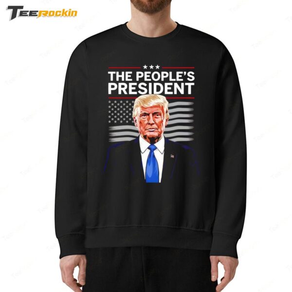 The People's President Trump US Flag Sweatshirt