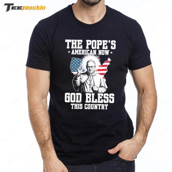 The Pope's American Now God Bless This Country Premium SS T Shirt
