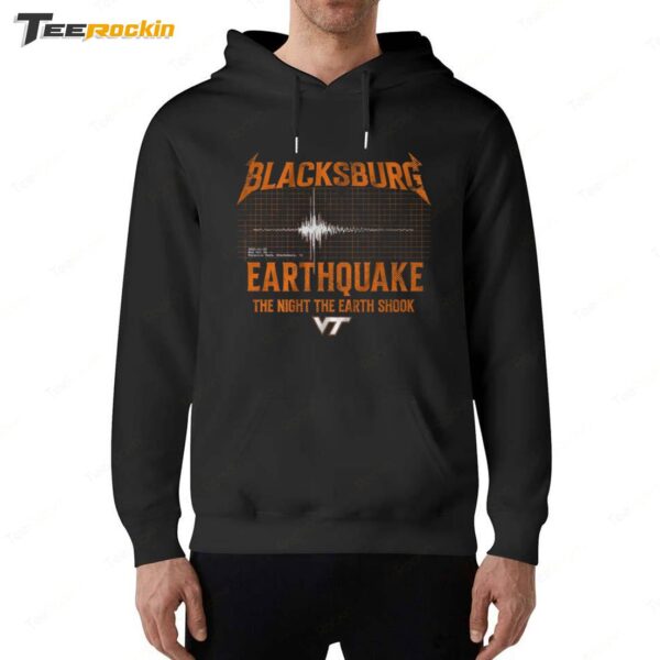 Virginia Tech Blacksburg Earthquake Hoodie