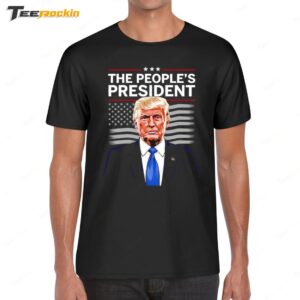 The People's President Trump US Flag Shirt